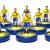 Subbuteo Andrew Table Soccer Alexandra Yellow kit on WSB Professional bases